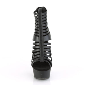 DELIGHT-600-26 Pleaser 6" Heel Black Pole Dancing Platforms