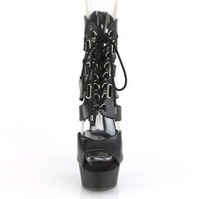 Load image into Gallery viewer, DELIGHT-600-31 Pleaser 6&quot; Heel Black Pole Dancing Platforms