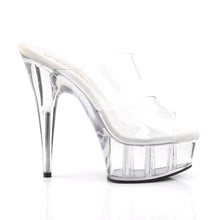 Load image into Gallery viewer, DELIGHT-602 Pleaser 6 Inch Heel Clear Pole Dancing Platforms