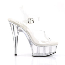 Load image into Gallery viewer, DELIGHT-608 Pleaser 6 Inch Heel Clear Pole Dancing Platforms