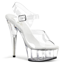 Load image into Gallery viewer, DELIGHT-608 Pleaser 6 Inch Heel Clear Pole Dancing Platforms