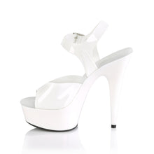 Load image into Gallery viewer, DELIGHT-608N Pleaser 6&quot; Heel White Pole Dancing Platforms