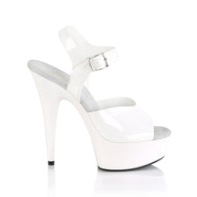 Load image into Gallery viewer, DELIGHT-608N Pleaser 6&quot; Heel White Pole Dancing Platforms