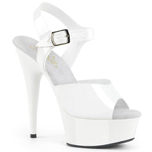 Load image into Gallery viewer, DELIGHT-608N Pleaser 6&quot; Heel White Pole Dancing Platforms