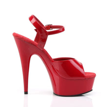 Load image into Gallery viewer, DELIGHT-609 Pleaser 6 Inch Heel Red Pole Dancing Platforms