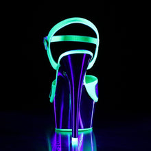 Load image into Gallery viewer, DELIGHT-609NC 6&quot; Heel Neon Green Pole Dancing Platforms