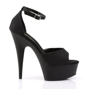 DELIGHT-618PS Pleaser 6" Heel Black Pole Dancing Platforms