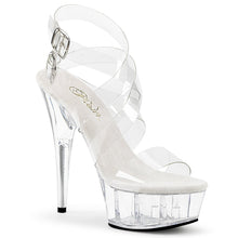 Load image into Gallery viewer, DELIGHT-635 Pleaser 6 Inch Heel Clear Pole Dancing Platforms