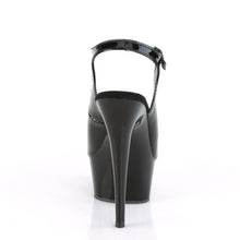 Load image into Gallery viewer, DELIGHT-655 6&quot; Heel Black Patent Pole Dancing Platforms