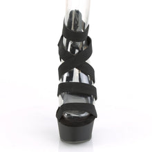 Load image into Gallery viewer, DELIGHT-656 Pleaser 6 Inch Heel Black Pole Dancing Platforms