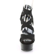 Load image into Gallery viewer, DELIGHT-657 Pleaser 6 Inch Heel Black Pole Dancing Platforms