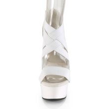 Load image into Gallery viewer, DELIGHT-669 Pleaser 6 Inch Heel White Pole Dancing Platforms