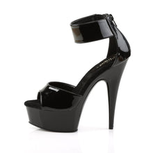 Load image into Gallery viewer, DELIGHT-670-3 Pleaser 6&quot; Heel Black Pole Dancing Platforms