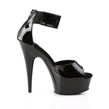 Load image into Gallery viewer, DELIGHT-670-3 Pleaser 6&quot; Heel Black Pole Dancing Platforms