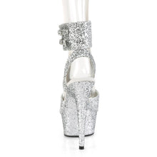 Load image into Gallery viewer, DELIGHT-691LG 6&quot; Heel Silver Glitter Pole Dancing Platforms