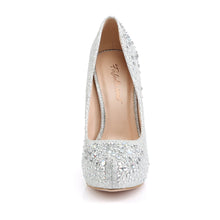 Load image into Gallery viewer, DESTINY-06R Fabulicious 5 Inch Heel Silver Glitter Sexy Shoe