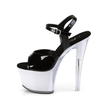 Load image into Gallery viewer, DISCOLITE-709 7&quot; Black and White Glow Pole Dancer Platforms