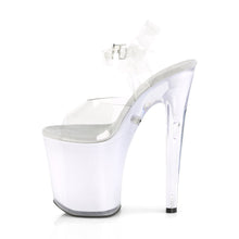 Load image into Gallery viewer, DISCOLITE-808 8&quot; Clear and White Glow Pole Dancer Platforms