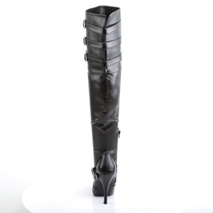 DIVA-3006X Funtasma 3" Heel Black Wide Width Knee High Boots