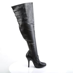 DIVA-3006X Funtasma 3" Heel Black Wide Width Knee High Boots