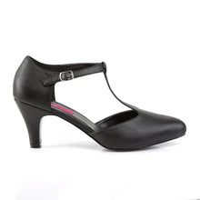 Load image into Gallery viewer, DIVINE-415 Pleaser Pink Label 3 Inch Heel Black Fetish Shoes