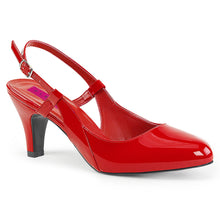 Load image into Gallery viewer, DIVINE-418 Pleaser Pink Label 3&quot; Heel Red Fetish Footwear