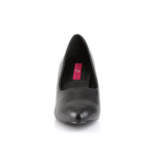 Load image into Gallery viewer, DIVINE-420 Pleaser Pink Label 3 Inch Heel Black Fetish Shoes