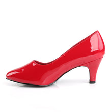 Load image into Gallery viewer, DIVINE-420 Pleaser Pink Label 3&quot; Heel Red Fetish Footwear