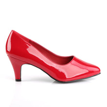 Load image into Gallery viewer, DIVINE-420 Pleaser Pink Label 3&quot; Heel Red Fetish Footwear