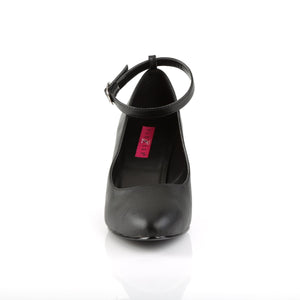 DIVINE-431 Pleaser Pink Label 3 Inch Heel Black Fetish Shoes