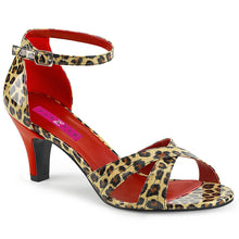 Load image into Gallery viewer, DIVINE-435 Pink Label 3&quot; Heel Cheetah Print Fetish Footwear