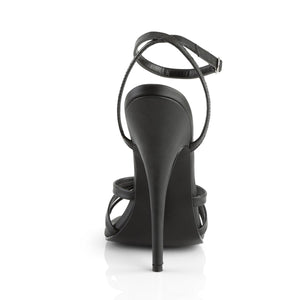 DOMINA-108 Devious Fetish Shoes 6" Heel Black Erotic Shoes