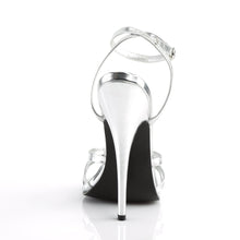 Load image into Gallery viewer, DOMINA-108 Devious Fetish Footwear 6 Inch Heel Silver Shoes