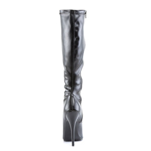 DOMINA-2000 Devious 6" Heel Black Stretch Matt Kinky Boots