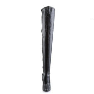 DOMINA-3000 Devious 6" Heel Black Stretch Matt Kinky Boots