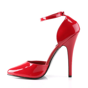 DOMINA-402 Devious Fetish Footwear 6 Inch Heel Red Shoes