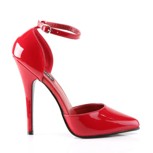 DOMINA-402 Devious Fetish Footwear 6 Inch Heel Red Shoes