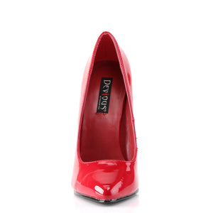 DOMINA-420 Devious Fetish Footwear 6 Inch Heel Red Shoes