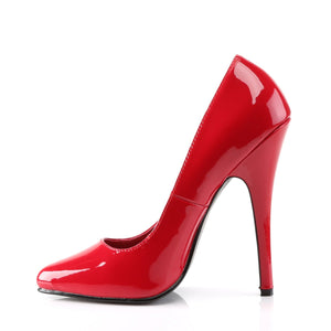 DOMINA-420 Devious Fetish Footwear 6 Inch Heel Red Shoes