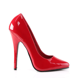 DOMINA-420 Devious Fetish Footwear 6 Inch Heel Red Shoes