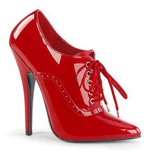 Load image into Gallery viewer, DOMINA-460 Devious Fetish Footwear 6 Inch Heel Red Shoes