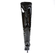 Load image into Gallery viewer, DOMINATRIX-3024X Funtasma 6&quot; Black Patent Wide Width Boots