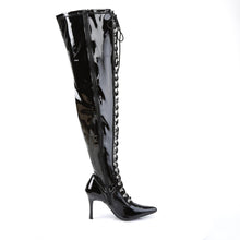 Load image into Gallery viewer, DOMINATRIX-3024X Funtasma 6&quot; Black Patent Wide Width Boots