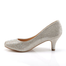 Load image into Gallery viewer, DORIS-06 Fetish Heels Nude Glitter Mesh Fabric Sexy Shoes