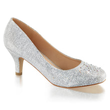 Load image into Gallery viewer, DORIS-06 Fabulicious 2.5 Inch Heel Silver Glitter Sexy Shoes