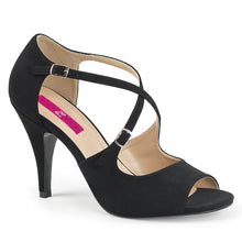 Load image into Gallery viewer, DREAM-412 Pink Label 4Inch Heel Black Nubuck Fetish Footwear