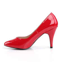 Load image into Gallery viewer, DREAM-420 Pleaser Pink Label 4 Inch Heel Red Fetish Footwear