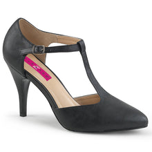 Load image into Gallery viewer, DREAM-425 Pleaser Pink Label 4 Inch Heel Black Fetish Shoes