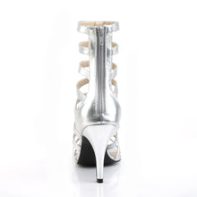 Load image into Gallery viewer, DREAM-438 Pleaser Pink Label 4&quot; Heel Silver Fetish Footwear