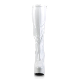 ELECTRA-2000Z 5" Heel White Patent Pole Dancing Platforms